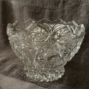 Beautiful Vintage 24% Lead Crystal Bowl made in Western Germany